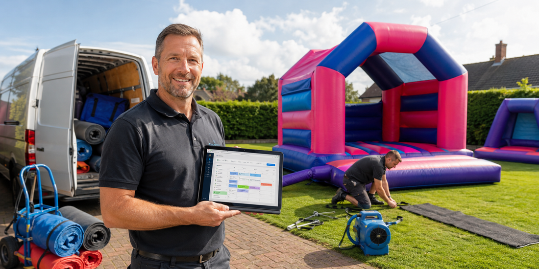 A business nam starting a bouncy castle hire busines in the UK