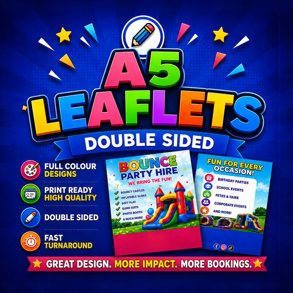 A5 Leaflets – Double Sided