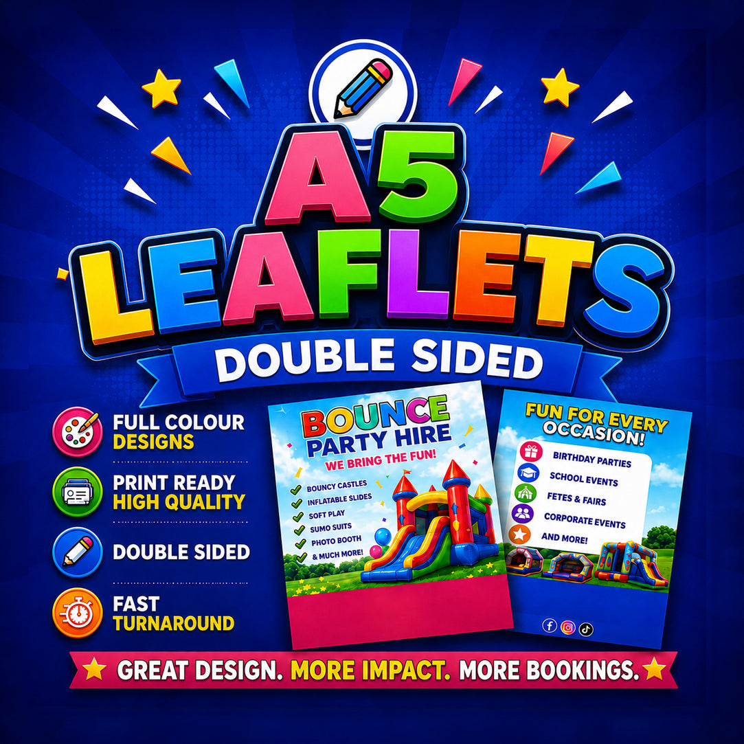 A5 Leaflets – Double Sided