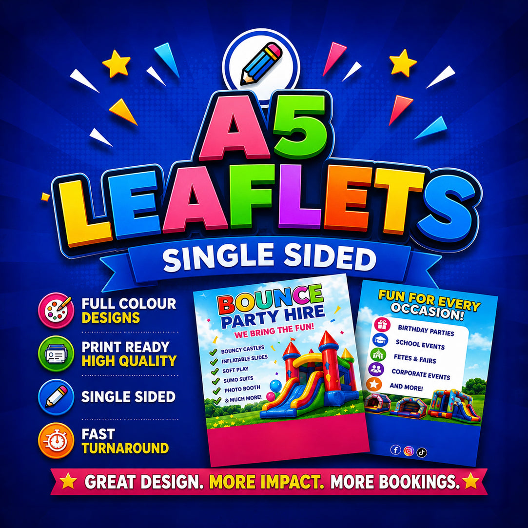 A5 Leaflets – Single Sided