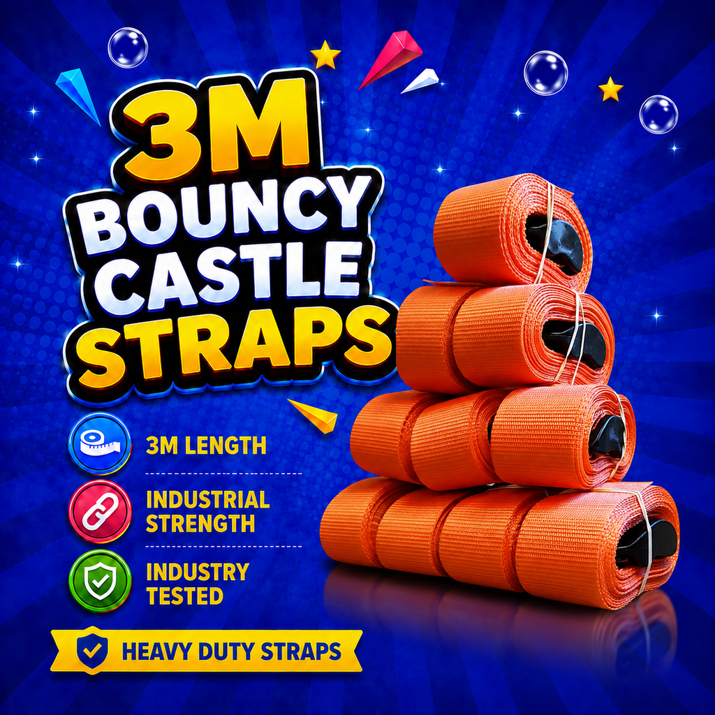 Bouncy Castle Straps – 3m