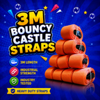 Bouncy Castle Straps – 3m