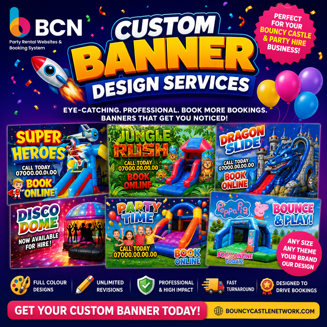 BCN Promo Website Banner Design (x2) – product image 2 of 12