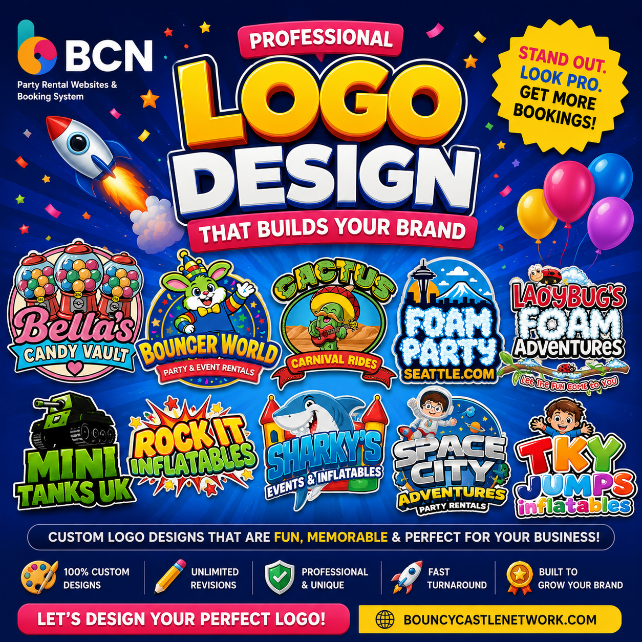 BCN Promo Logo Design – product image 2 of 12