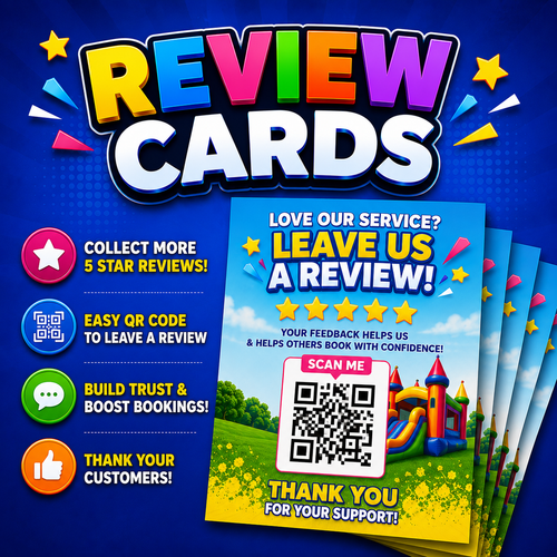 BCN Promo A6 Review Cards – Double Sided