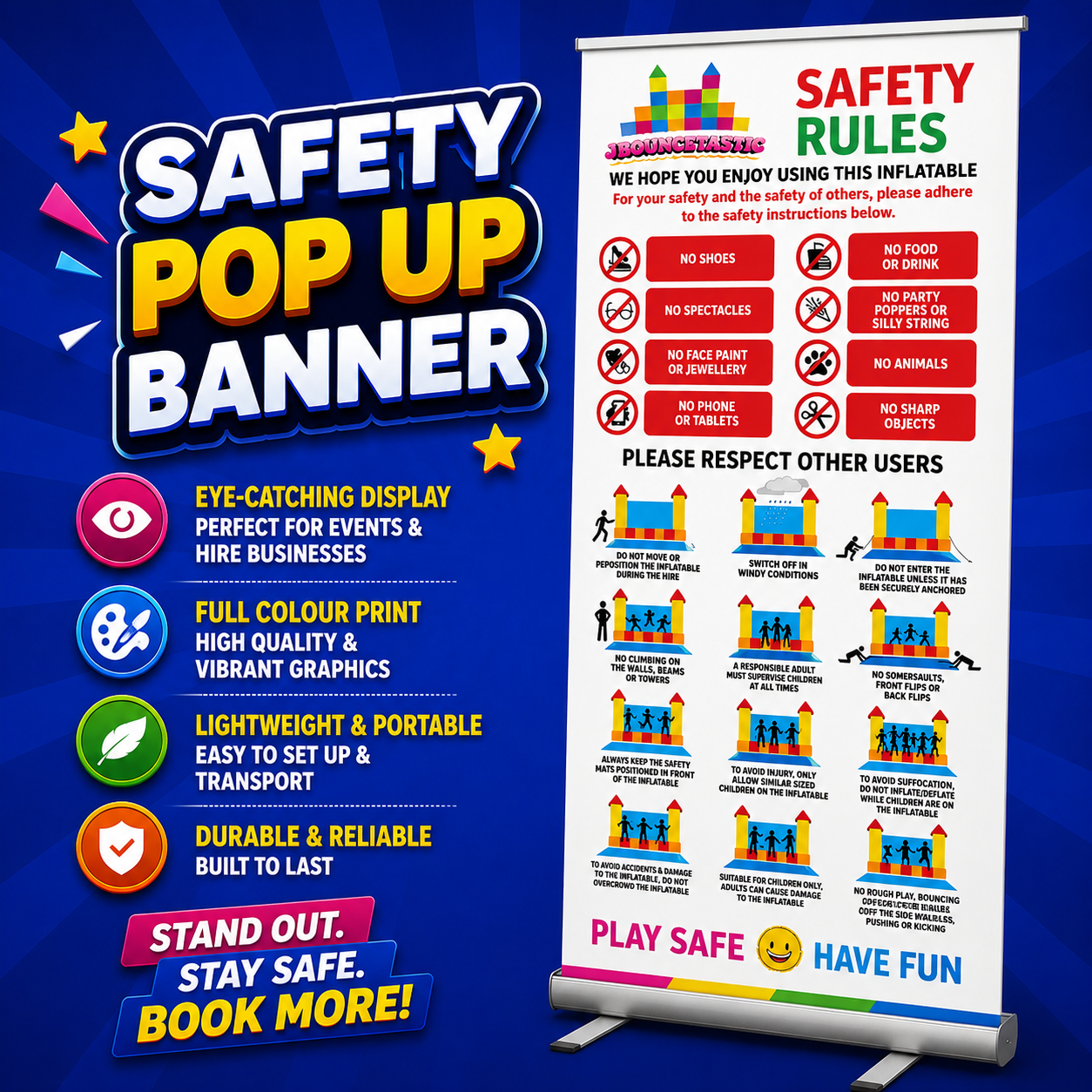 BCN Promo Pop-Up Safety Banners