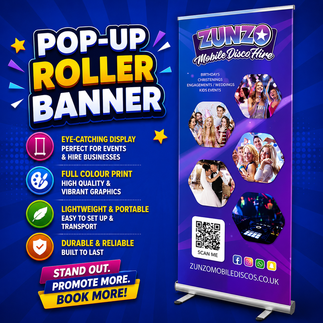 BCN Promo Pop-Up Roller Banners