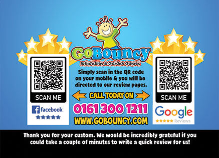 BCN Promo A6 Review Cards – Double Sided – product image 2 of 9
